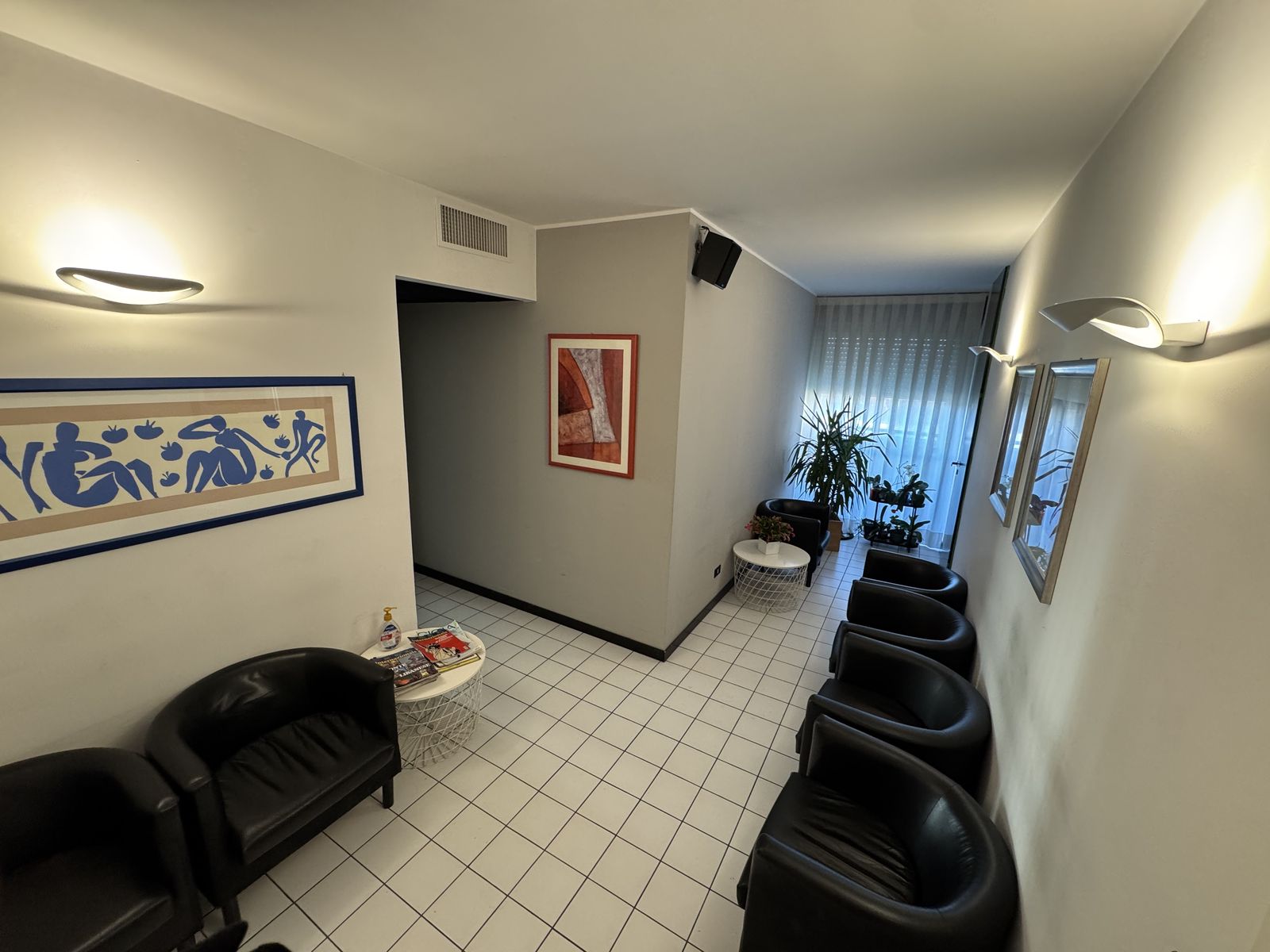 Sala d'attesa della sede di Padova